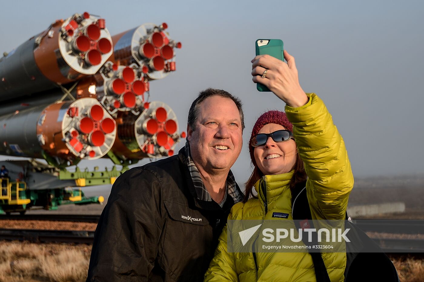 Soyuz-FG carrier rocket with Soyuz MS-08 crewed spacecraft moved to launch pad