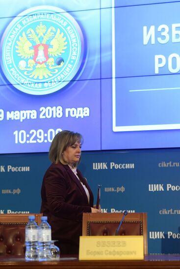 Preliminary results of Russian presidential election announced