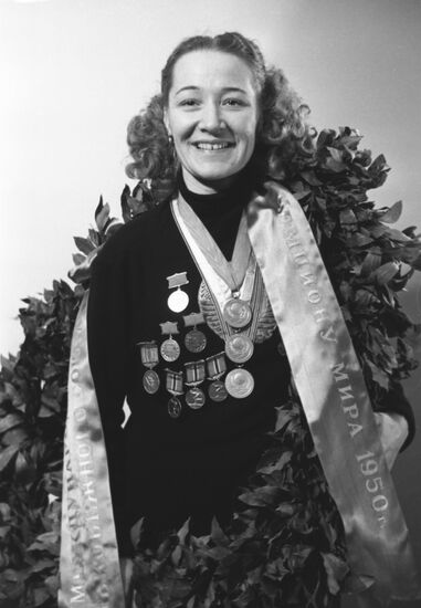 Soviet athlete Maria Isakova