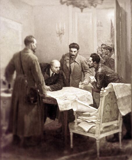 October 24, 1917 by Vladimir Serov