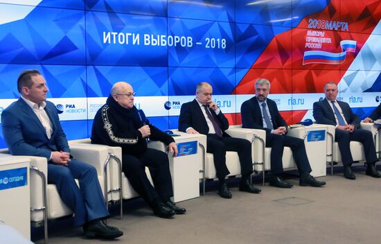 Interactive marathon to discuss results of Russian presidential election