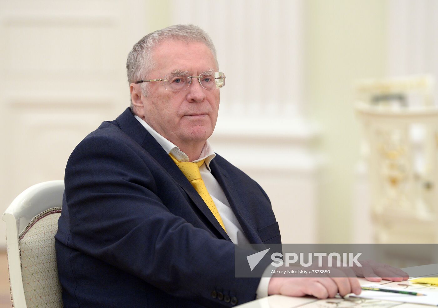 President Vladimir Putin meets with presidential nominees