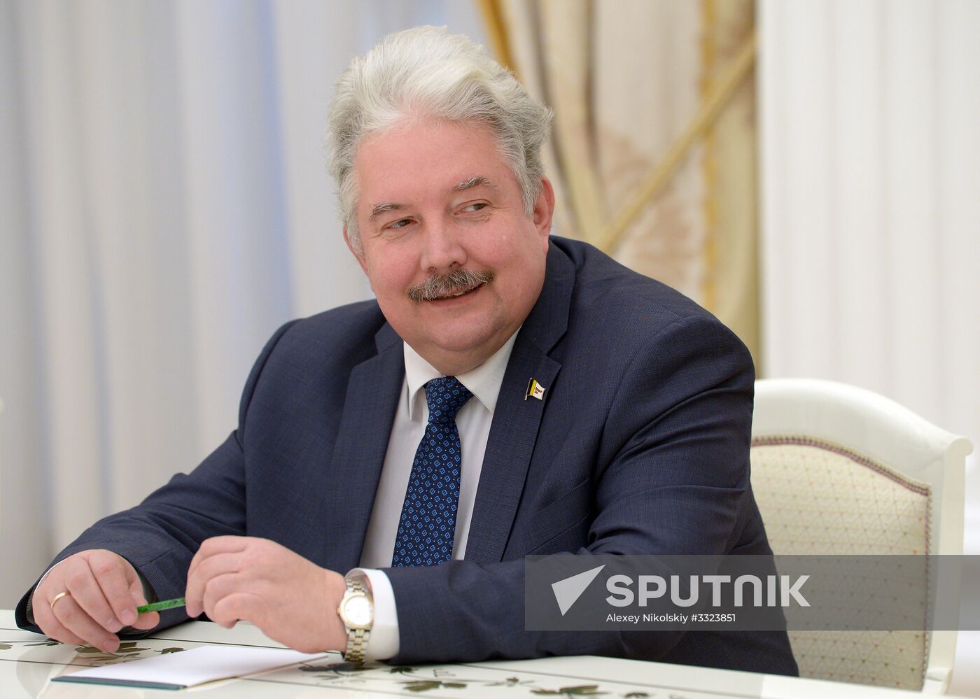 President Vladimir Putin meets with presidential nominees