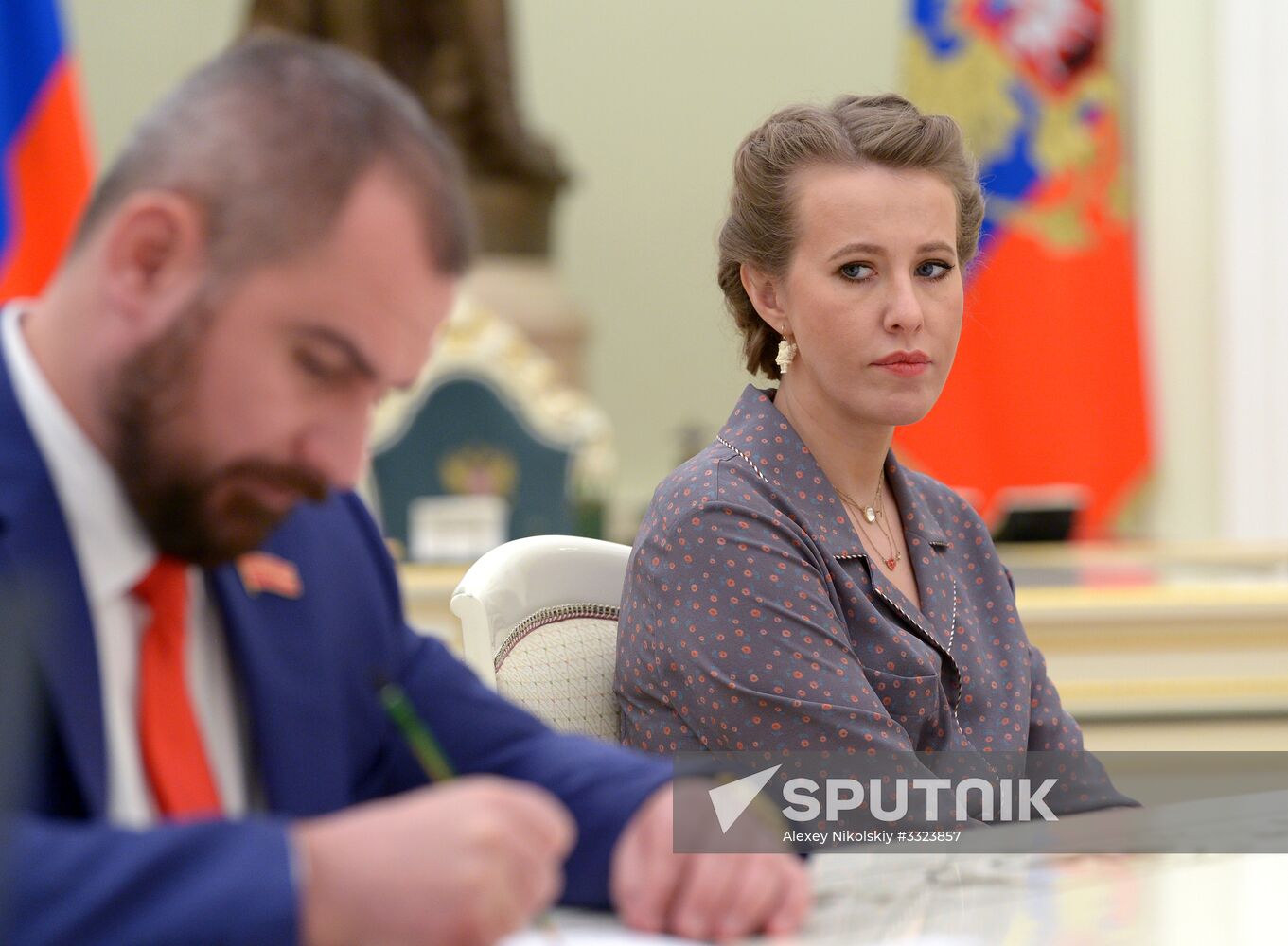 President Vladimir Putin meets with presidential nominees