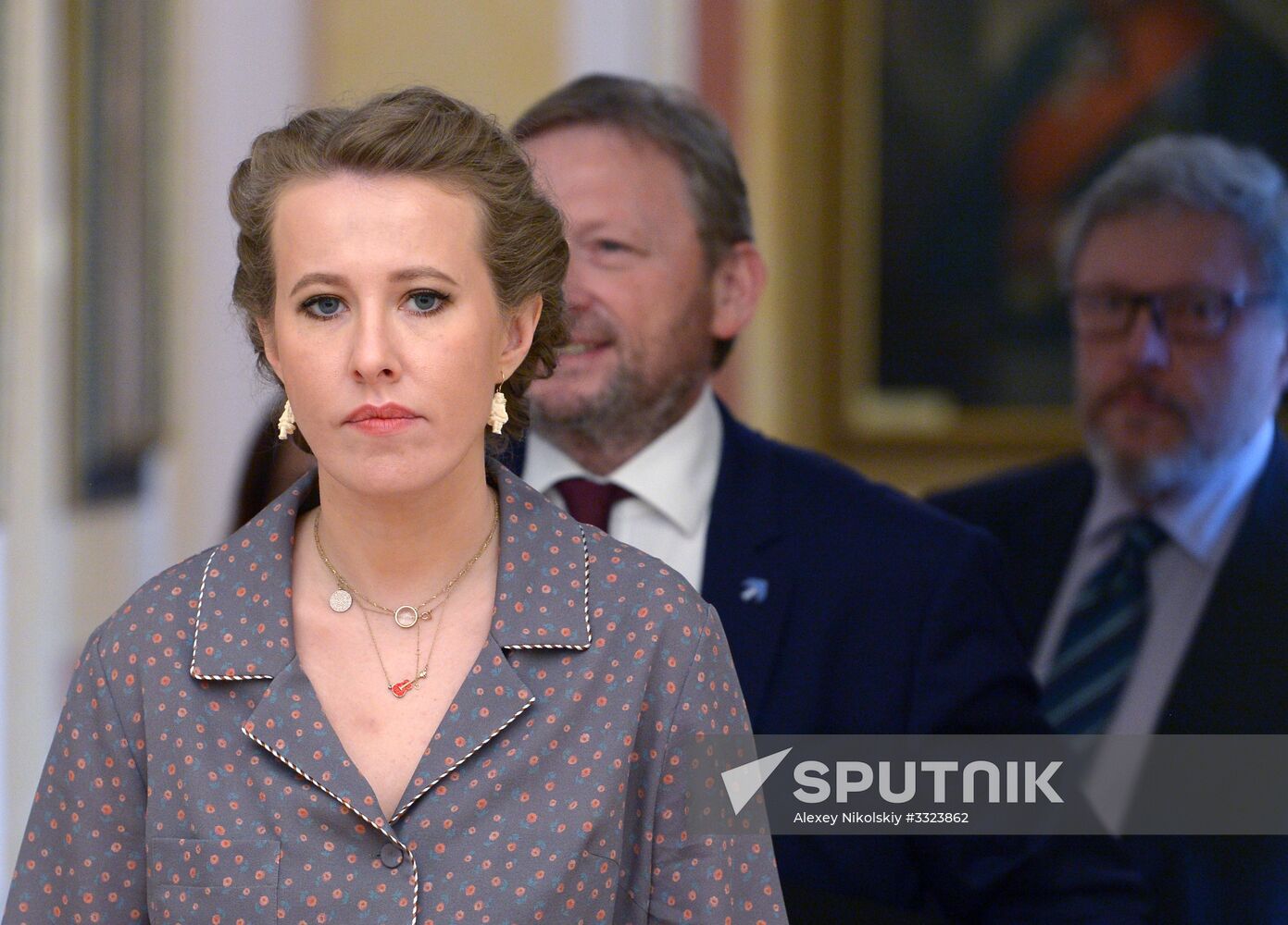 President Vladimir Putin meets with presidential nominees