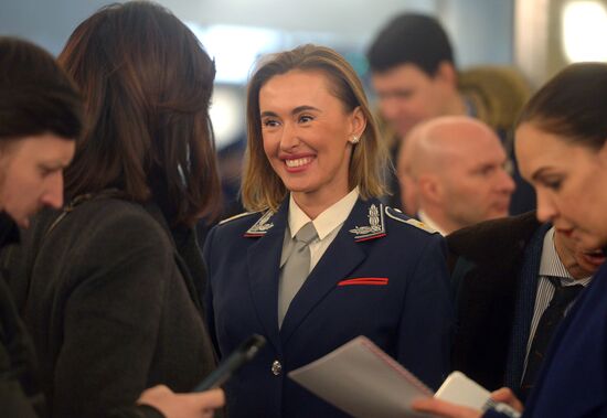 Opening of southern entrance hall of Sportivnaya metro station
