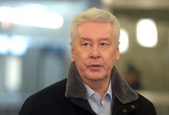 Opening of southern entrance hall of Sportivnaya metro station