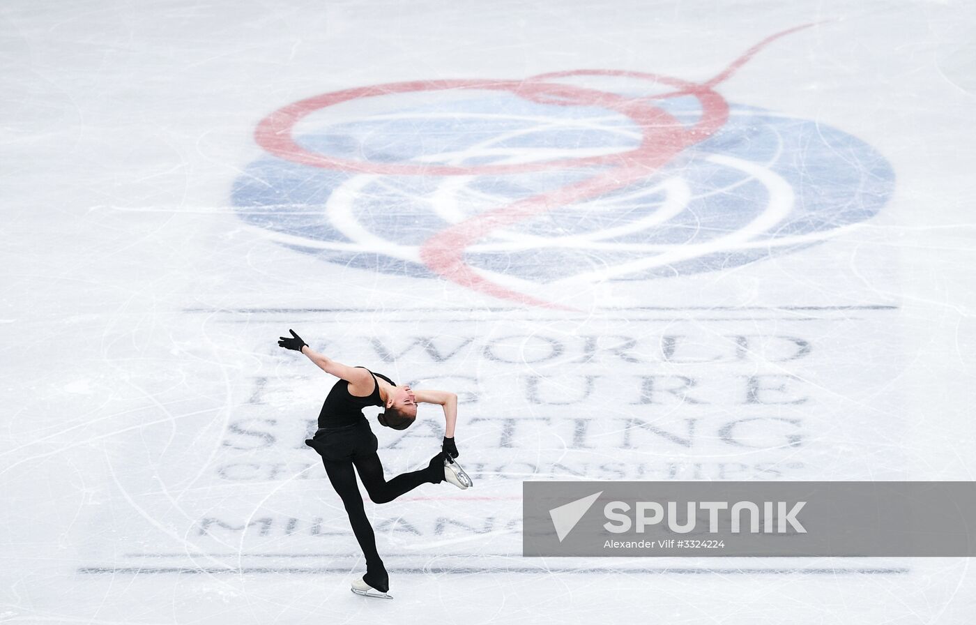 Figure Skating. World Championships. Training sessions