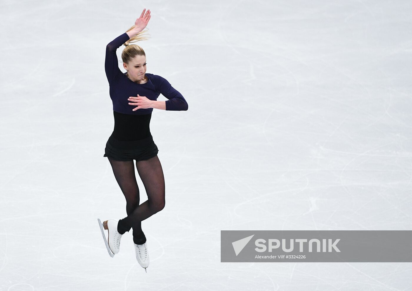 Figure Skating. World Championships. Training sessions