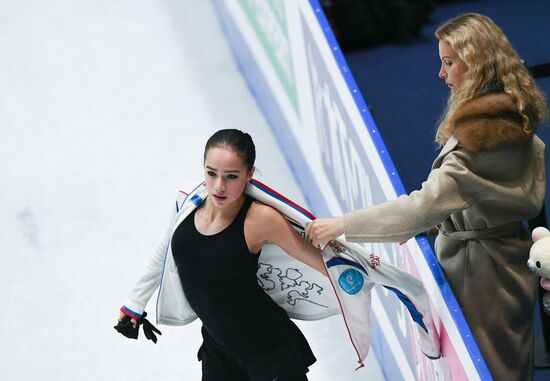 Figure Skating. World Championships. Training sessions