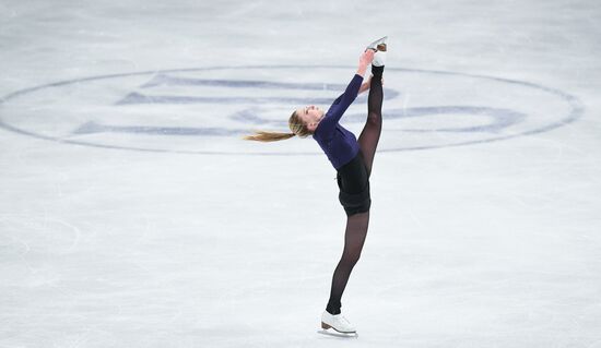 Figure Skating. World Championships. Training sessions