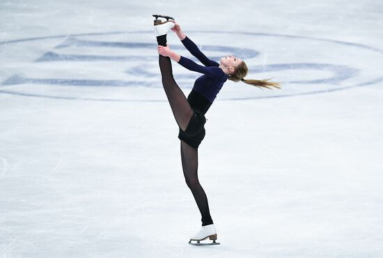 Figure Skating. World Championships. Training sessions