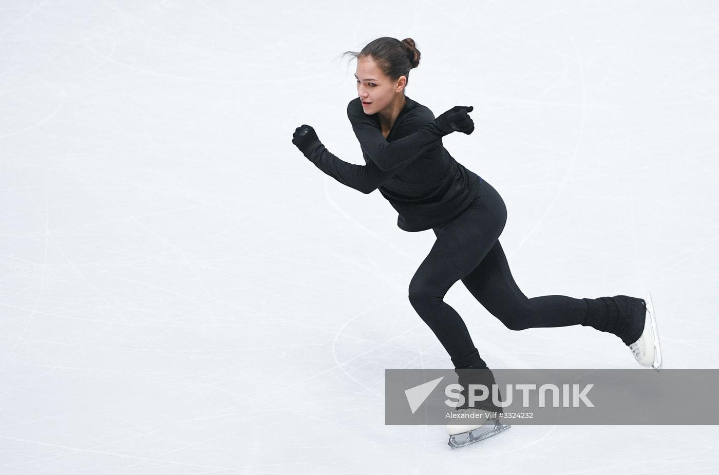 Figure Skating. World Championships. Training sessions