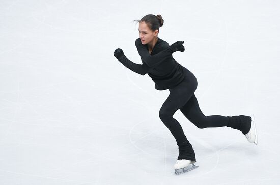 Figure Skating. World Championships. Training sessions