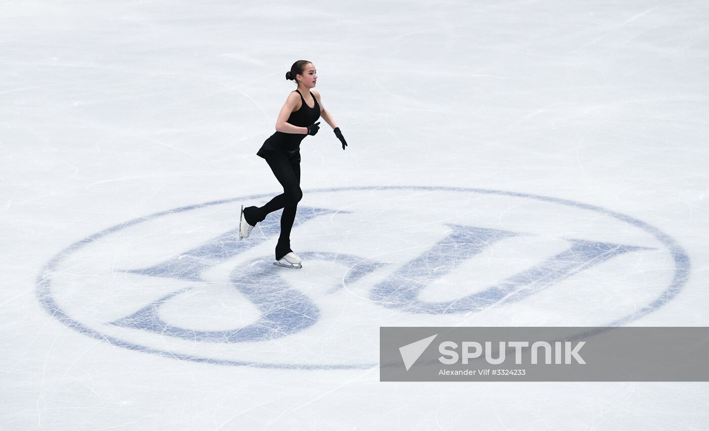 Figure Skating. World Championships. Training sessions