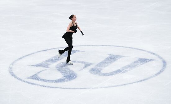 Figure Skating. World Championships. Training sessions