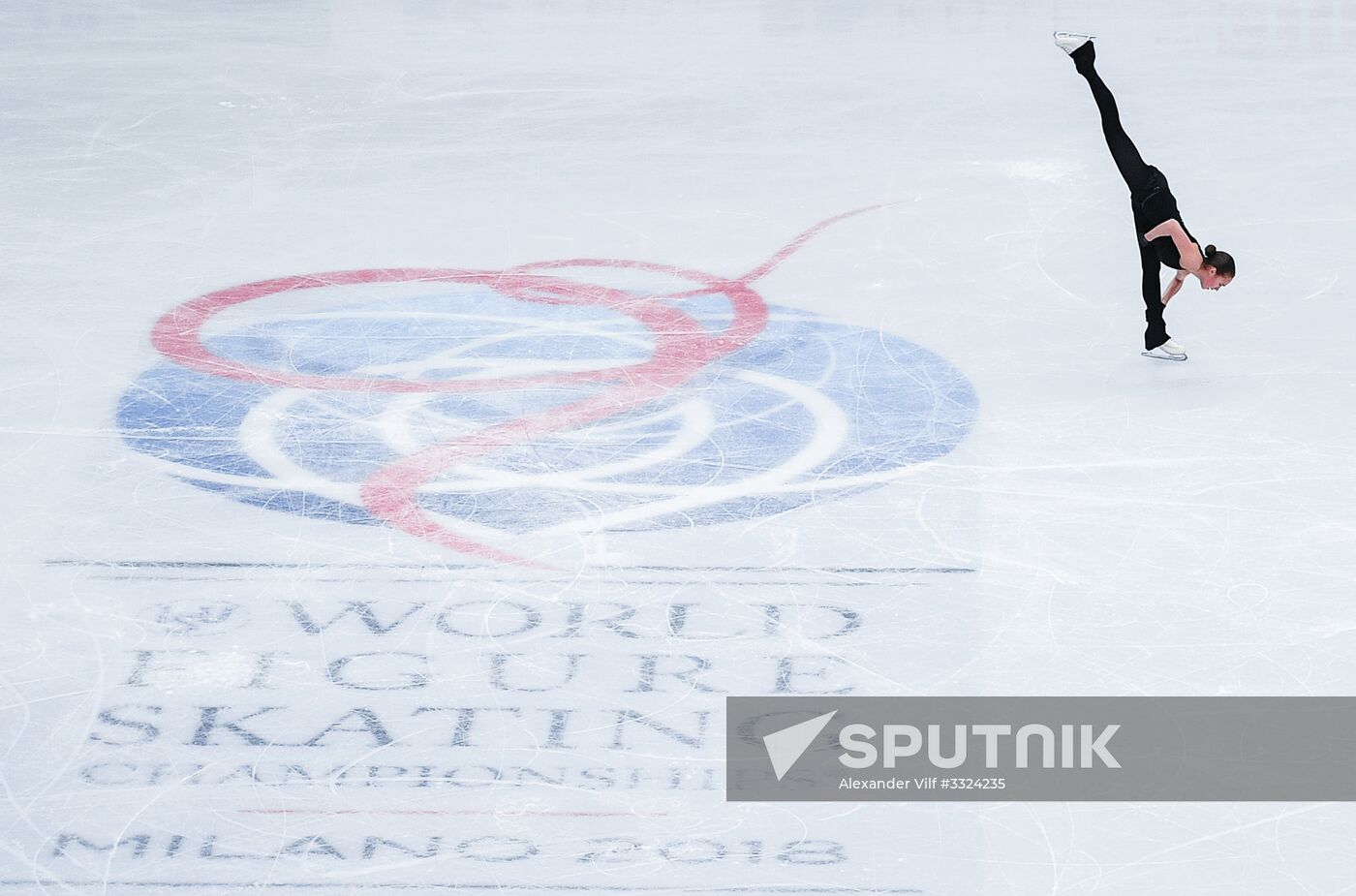 Figure Skating. World Championships. Training sessions