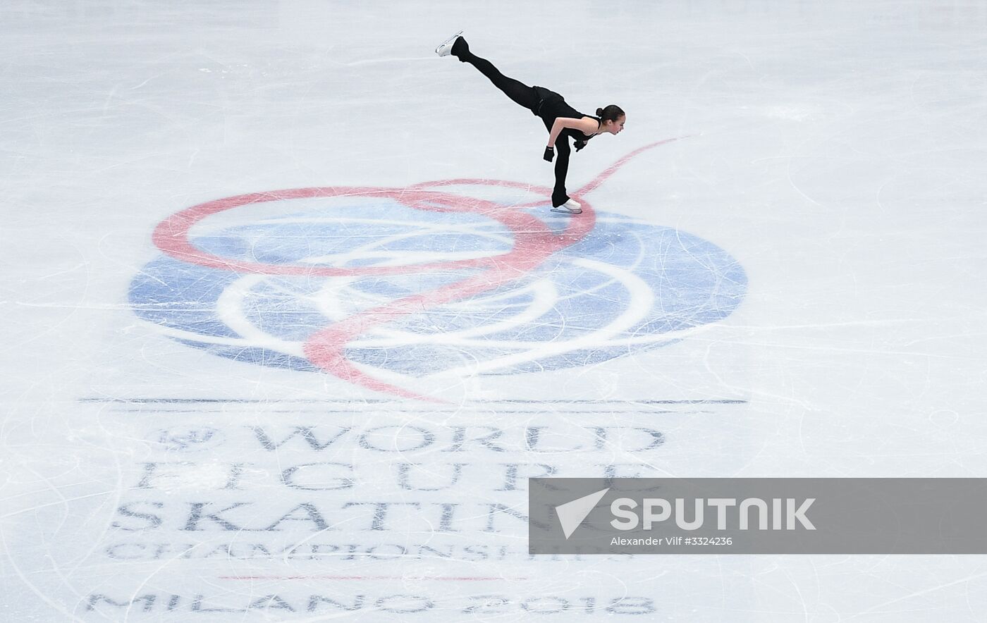 Figure Skating. World Championships. Training sessions