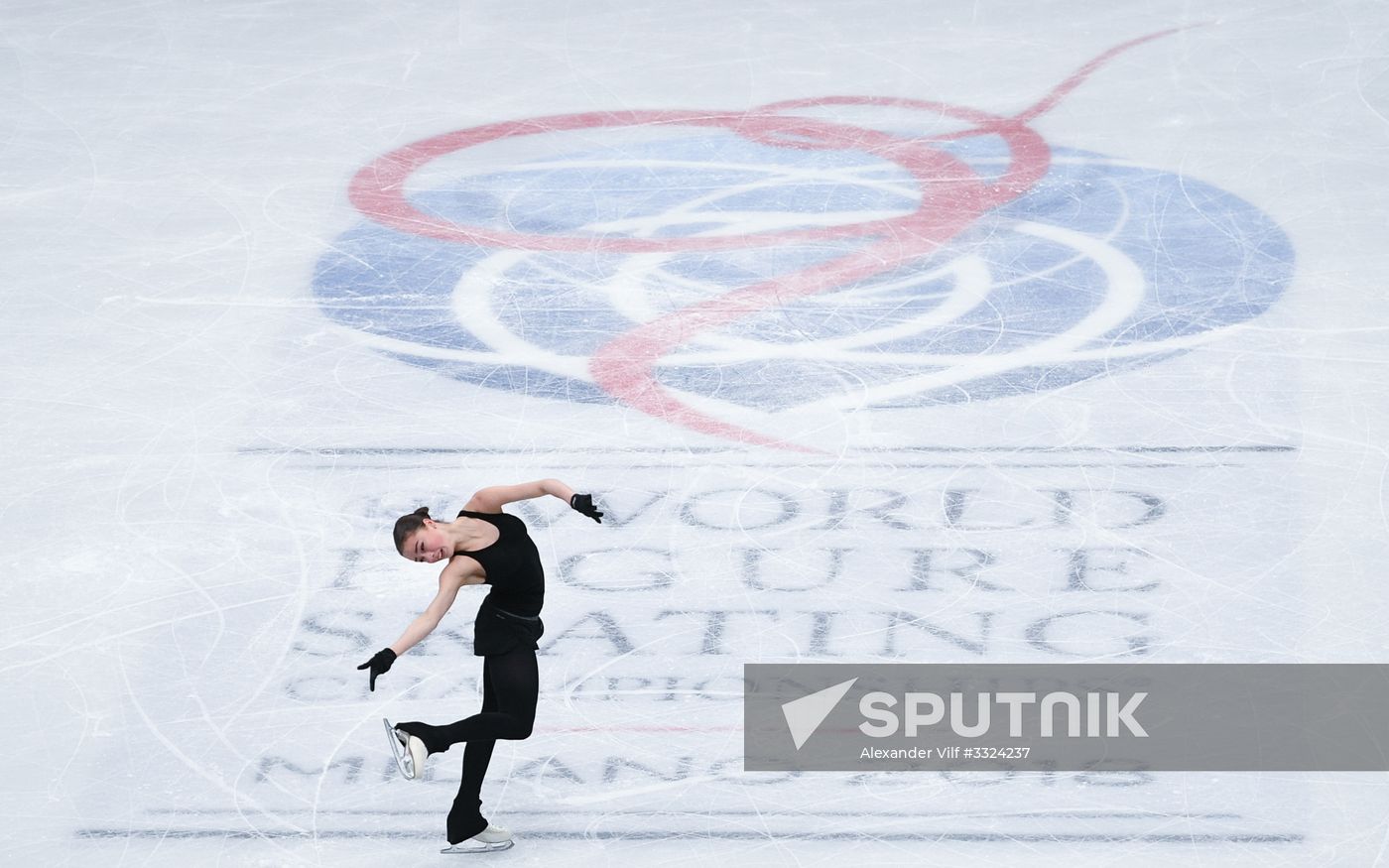 Figure Skating. World Championships. Training sessions