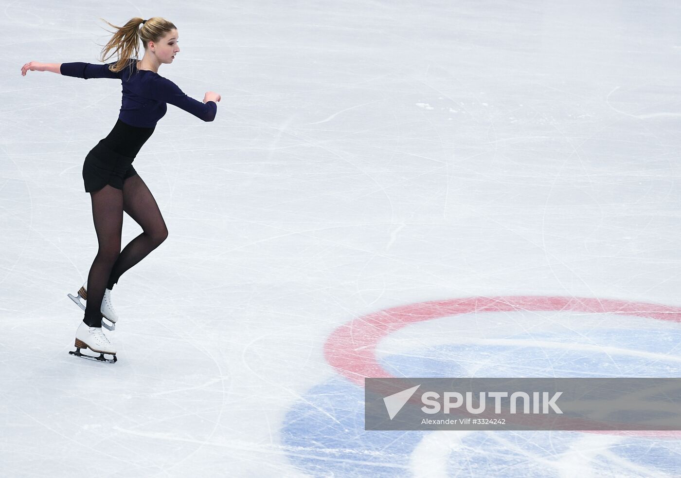 Figure Skating. World Championships. Training sessions