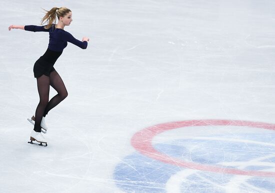 Figure Skating. World Championships. Training sessions