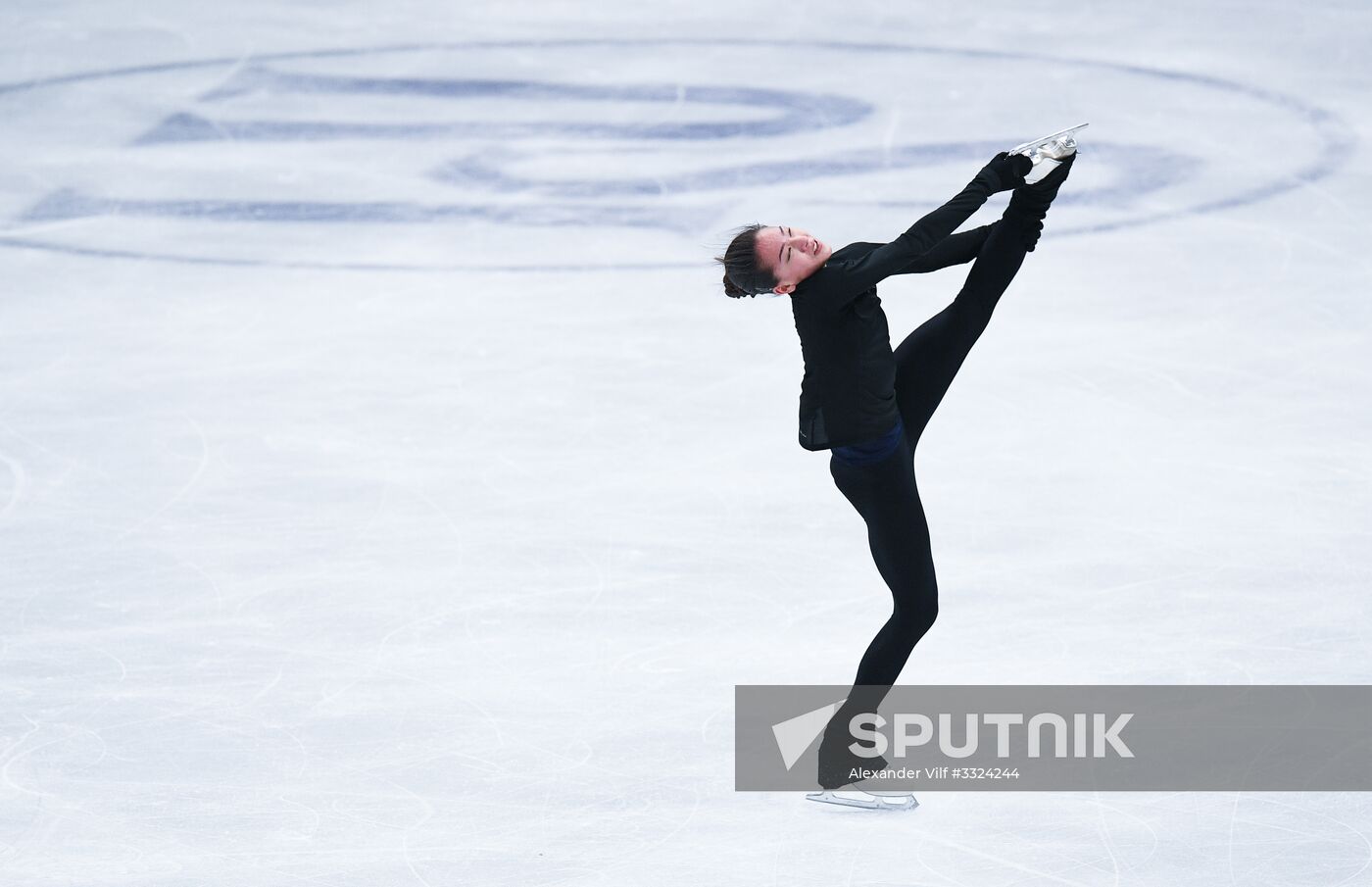 Figure Skating. World Championships. Training sessions