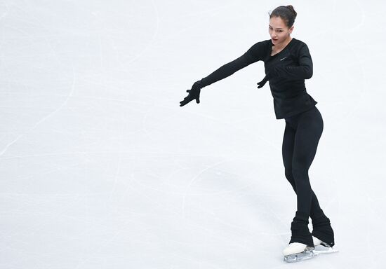 Figure Skating. World Championships. Training sessions