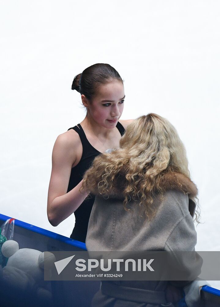 Figure Skating. World Championships. Training sessions