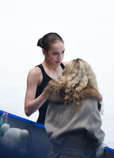 Figure Skating. World Championships. Training sessions