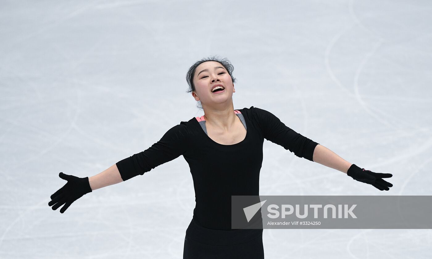 Figure Skating. World Championships. Training sessions