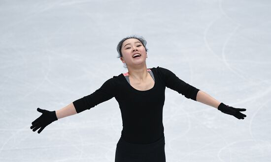 Figure Skating. World Championships. Training sessions