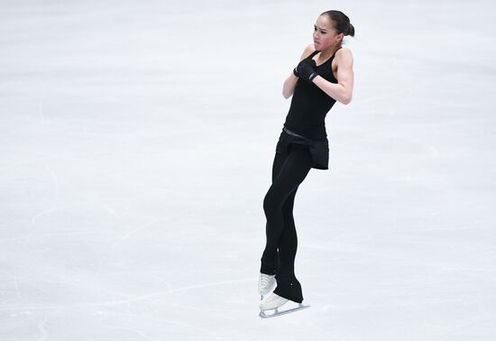 Figure Skating. World Championships. Training sessions