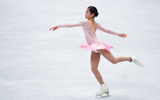 Figure Skating. World Championships. Training sessions