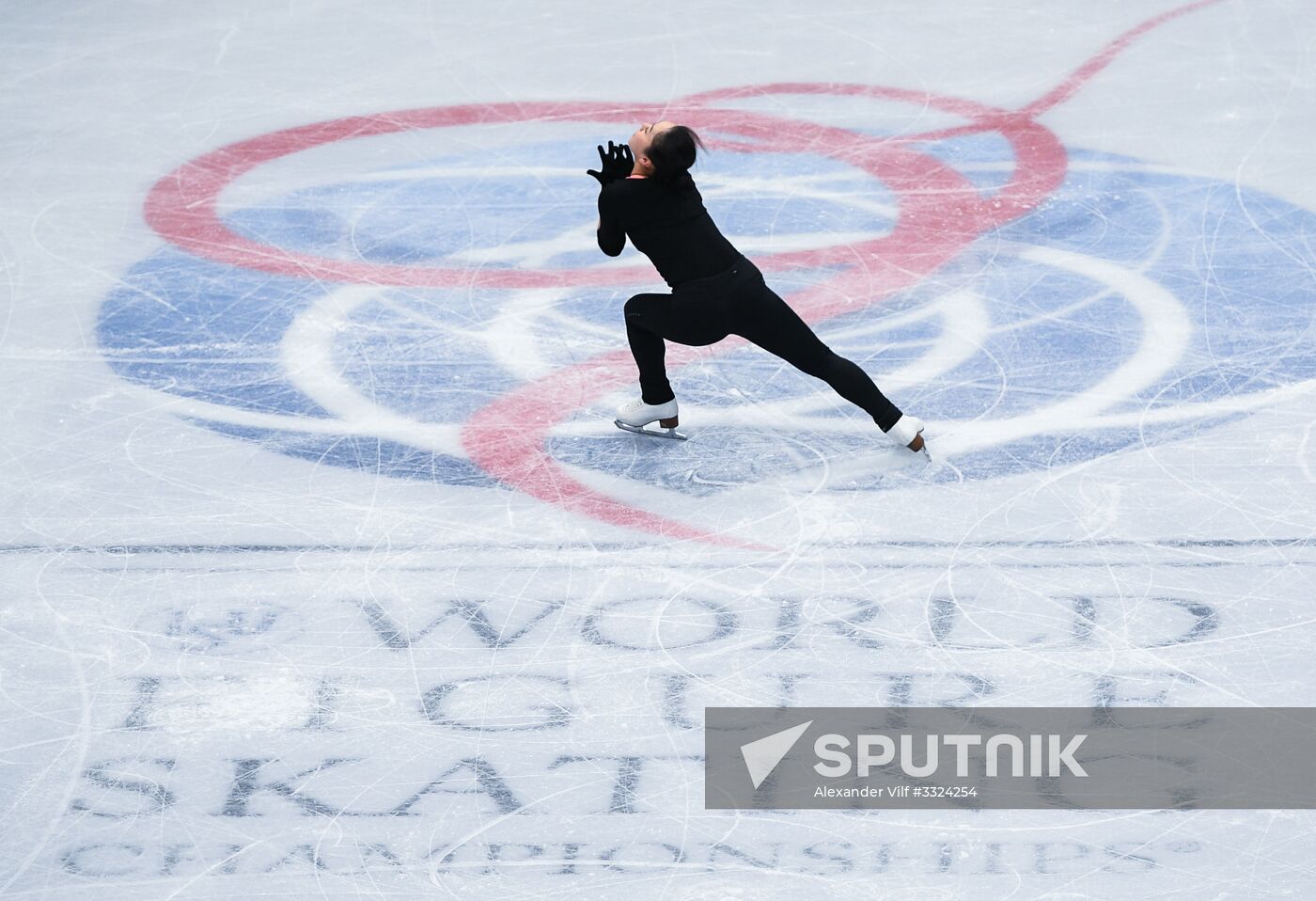 Figure Skating. World Championships. Training sessions