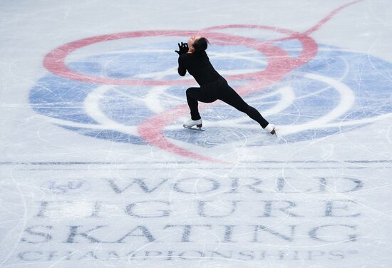 Figure Skating. World Championships. Training sessions