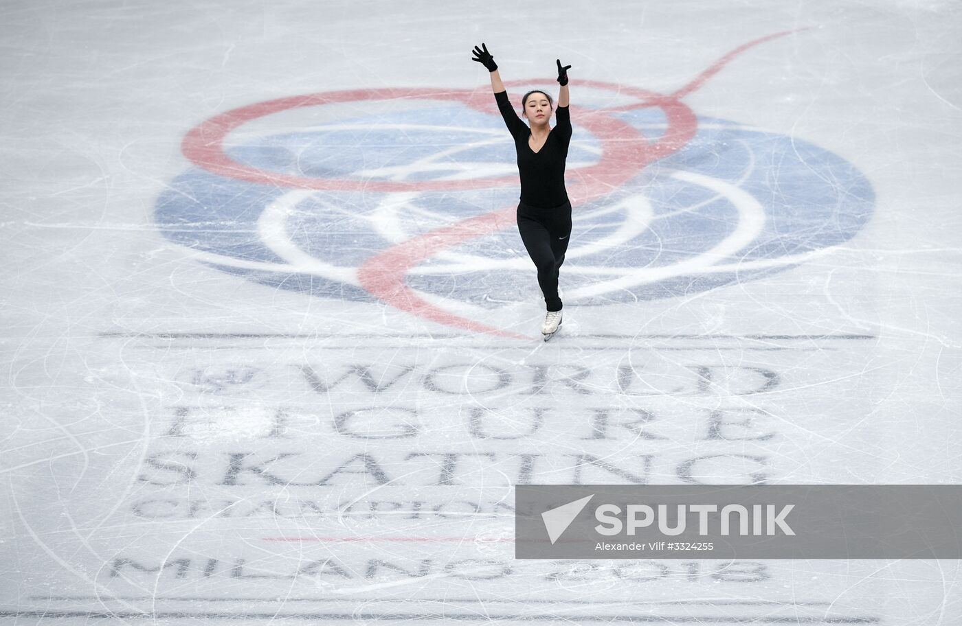 Figure Skating. World Championships. Training sessions