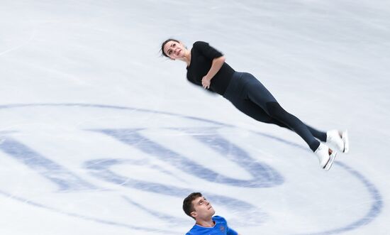 Figure Skating. World Championships. Training sessions