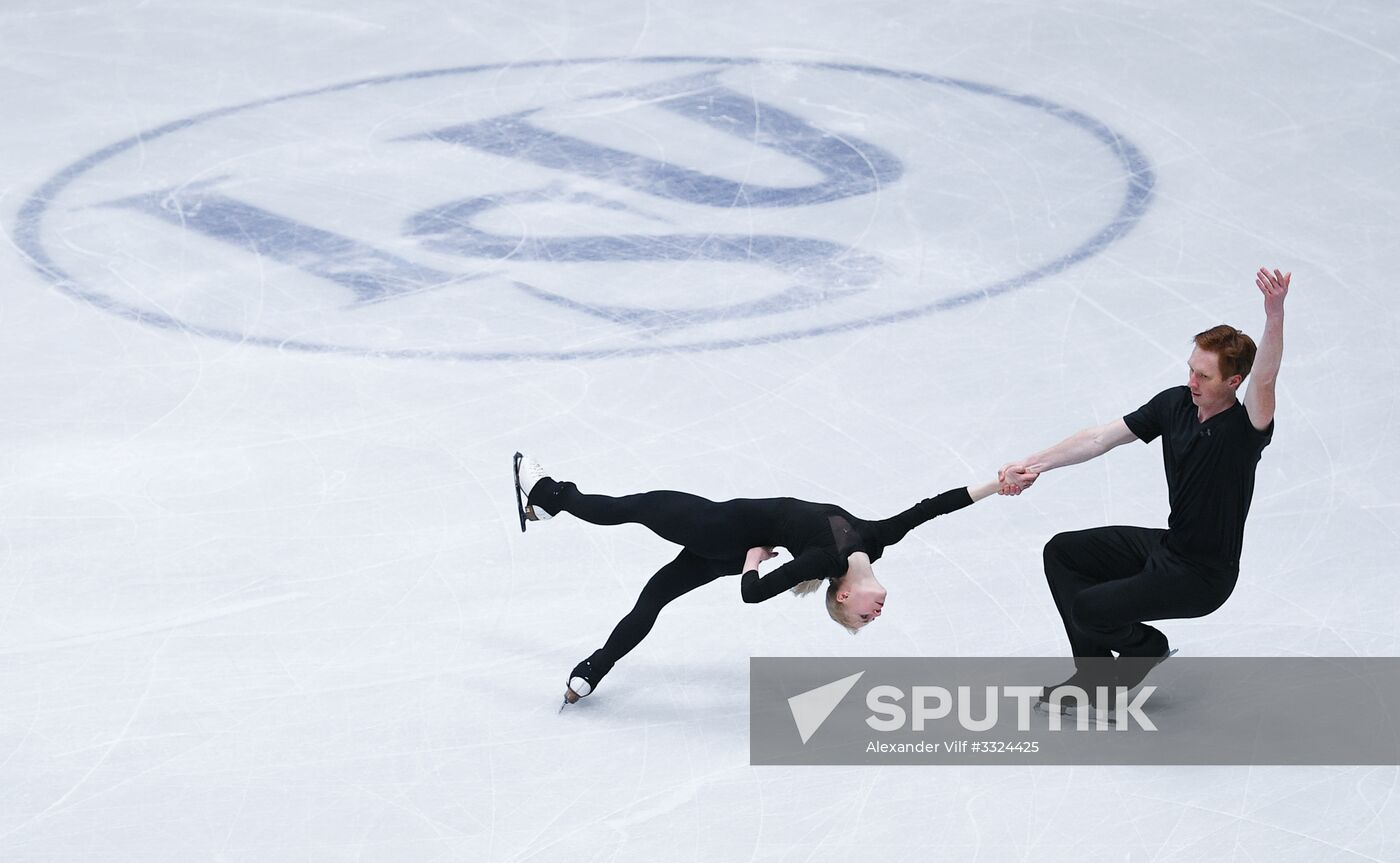 Figure Skating. World Championships. Training sessions