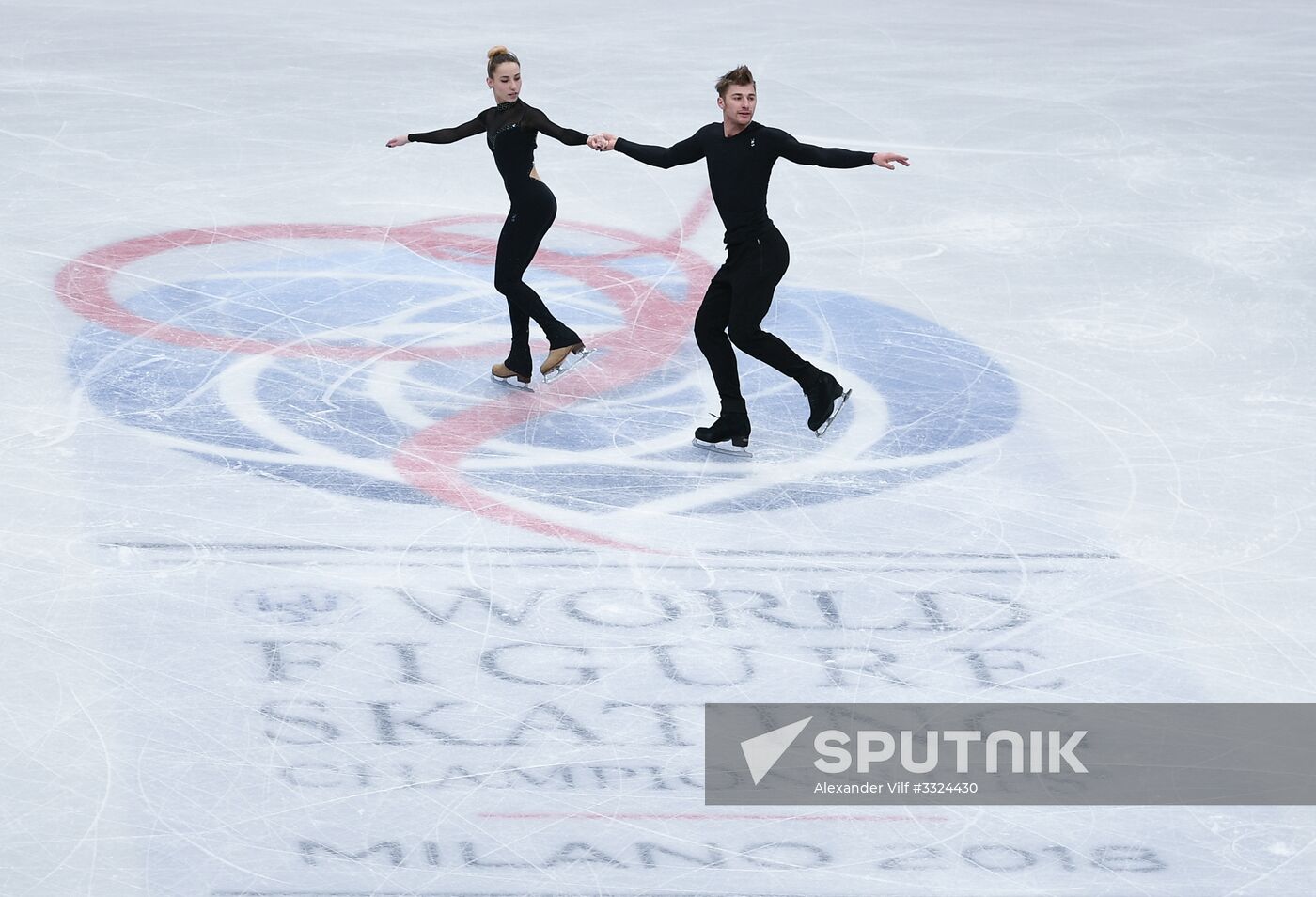 Figure Skating. World Championships. Training sessions