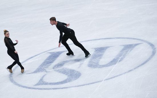 Figure Skating. World Championships. Training sessions
