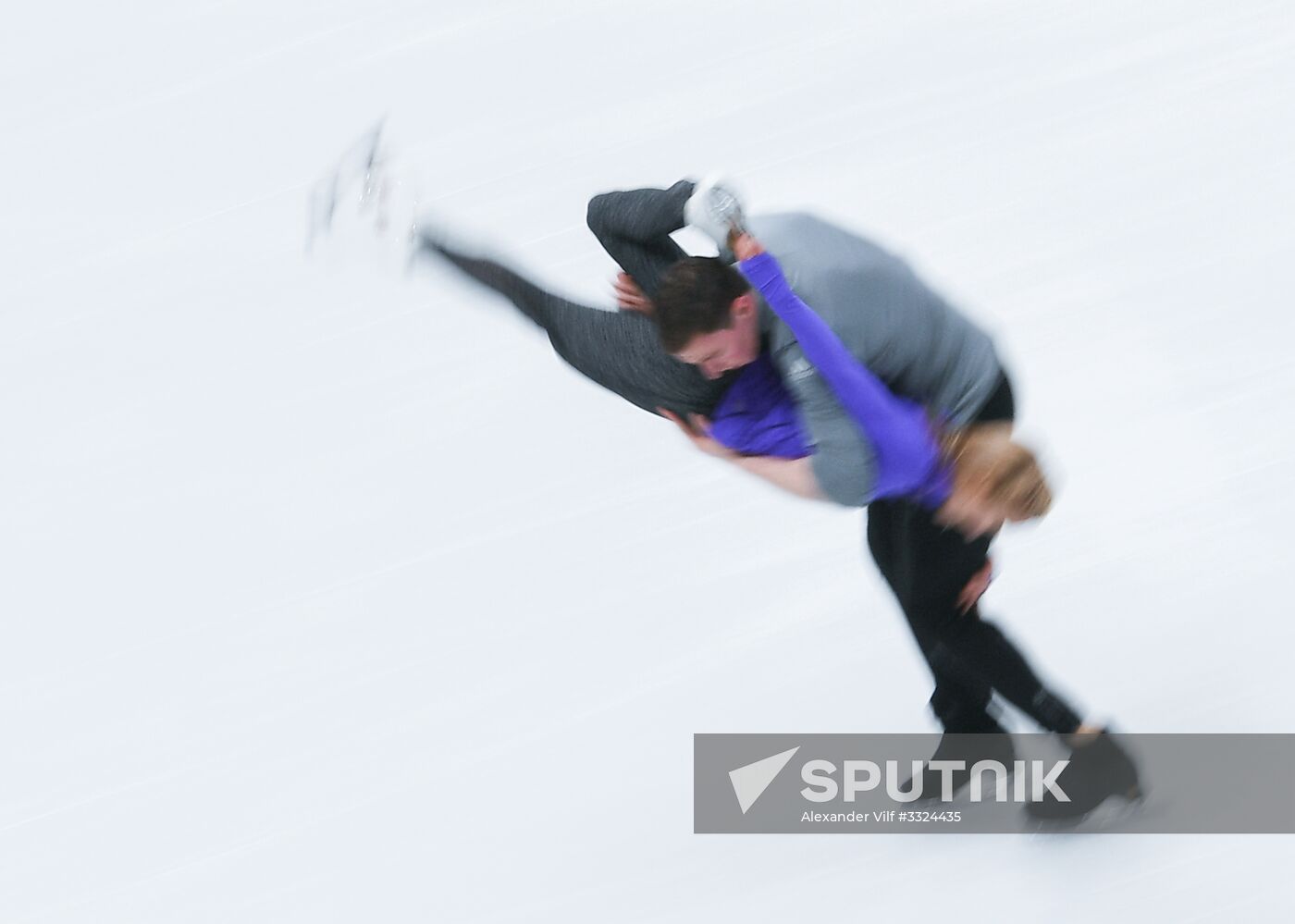 Figure Skating. World Championships. Training sessions