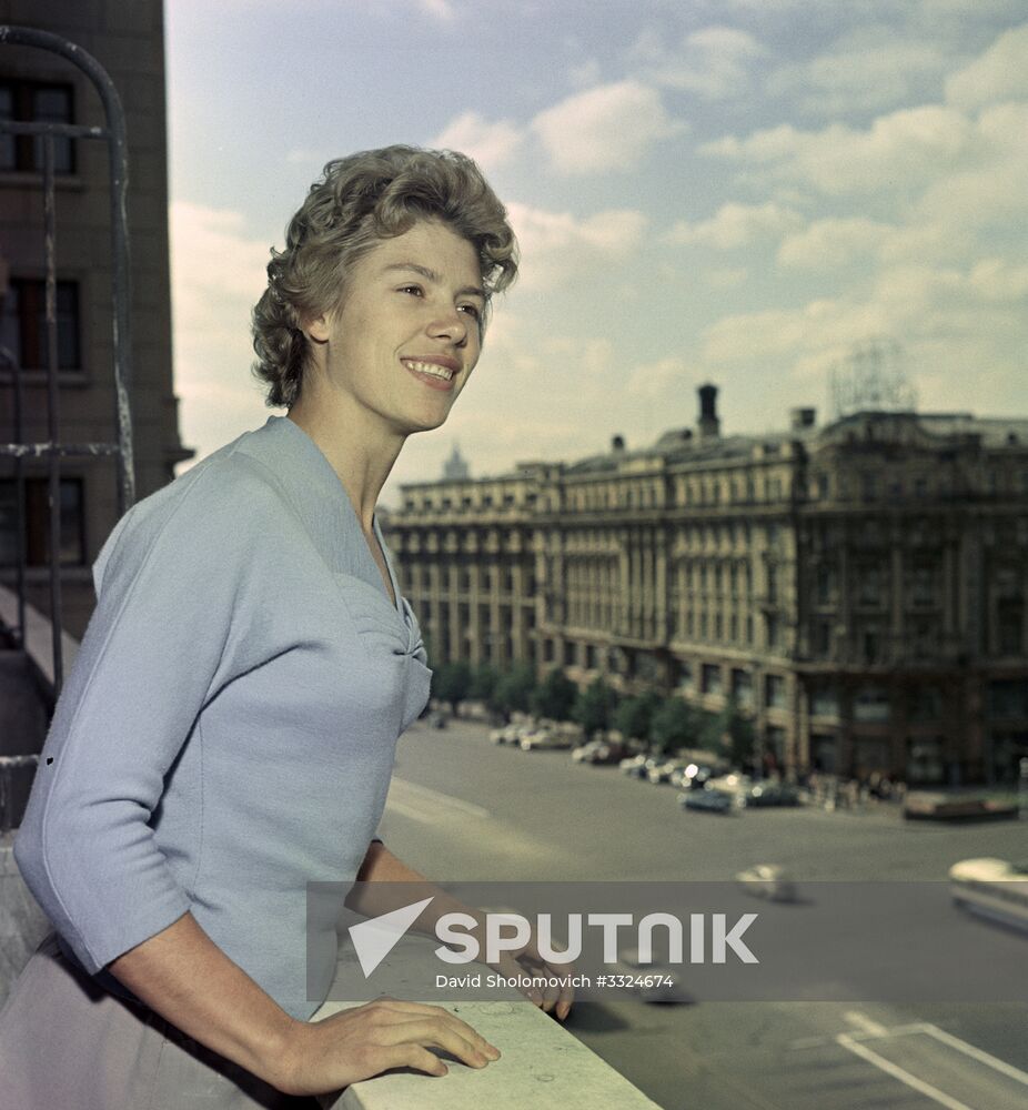 Gymnast Larisa Latynina