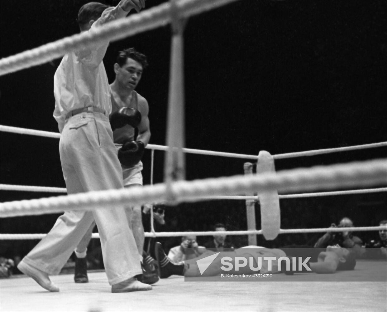 Soviet-German teams boxing match