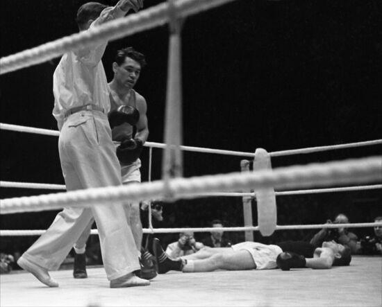 Soviet-German teams boxing match