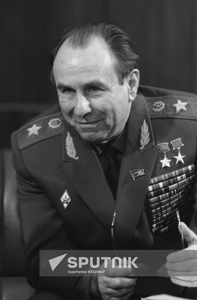 Soviet Deputy Defense Minister Ivan Tretyak.