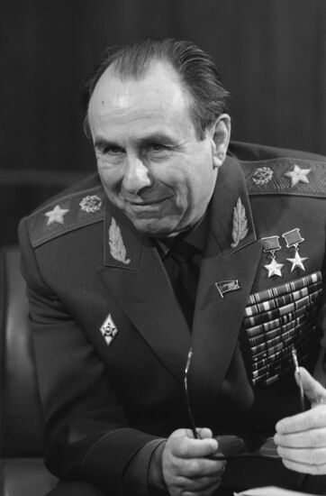Soviet Deputy Defense Minister Ivan Tretyak.