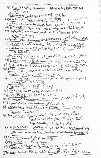 Carl Marx' manuscript