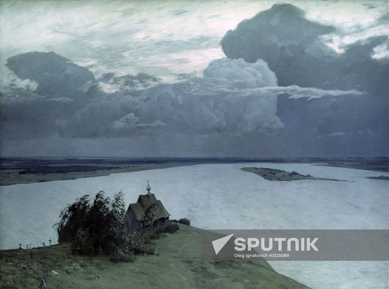 Above the Eternal Peace painting by Isaac Levitan