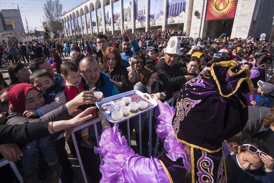 Nowruz festivities in Bishkek