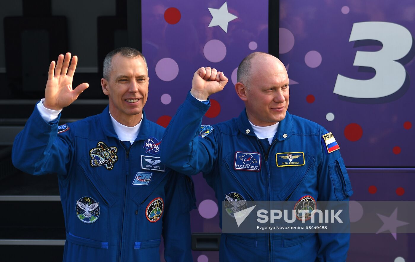 Launch of Soyuz-FG carrier rocket with Soyuz MS-08 spacecraft from Baikonur Space Center